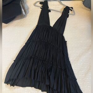 ASOS black vacation/beach dress